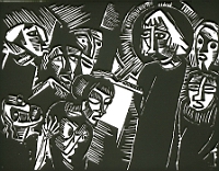 10-Expressionism-Schmidt-Rottluff-Christ and the Woman Taken in Adultery (1918).jpg